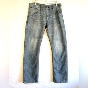 LEVI'S 514 Men's Straight Leg Light Wash Blue Denim Jeans Classic 34X34